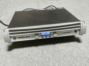 AMCRON I-TECH6000 動作品 パワーアンプ 電源ケーブル付