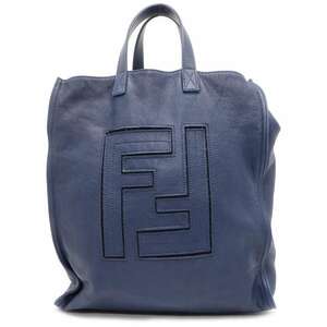 フェンディ トートバッグ FFロゴ レザー 7VA245 FENDI 2wayショルダーバッグ ポーチ付き 【安心保証】