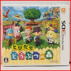 NINTENDO 3DS専用ソフト【とびだせ どうぶつの森】コミュニケーション ニンテンドー■カード無し【中古・箱付】送料込