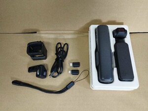 ♪DJI Osmo Pocket OT110 ３軸ジンバルカメラ アクションカメラ コントローラーホイール付属 動作確認済・中古♪