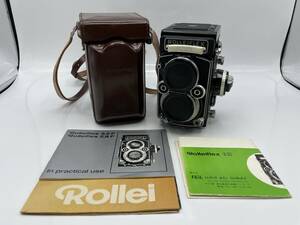 【美品】ROLLEIFLEX / ローライフレックス 2.8F ホワイトフェイス / Xenotar 1:2.8 80mm / 使用説明書・専用革ケース【NMT014】