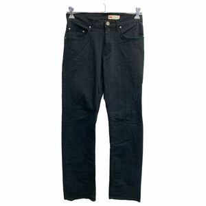 Wrangler ロングパンツ W30 ラングラー ストレートフィット ブラック 古着卸 アメリカ仕入 2312-580