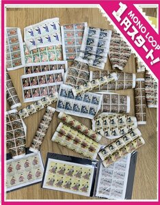 【5st津03014E】1円スタート★日本切手★15円×10枚★10円×10枚★額面8600円分★シート★大量★未使用★まりつき★切手趣味週間★昭和