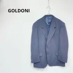 GOLDONI【スーツジャケット】インドネシア製　テーラード　ウールブレンド　S
