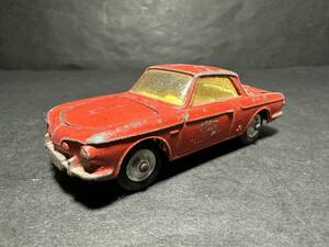 ★コレクター必見！！ CORGI TOYS VW 1500 KARMANN GHIA コーギー ビンテージ ミニカー レッド 昭和レトロ おもちゃ 置物 オブジェ G829