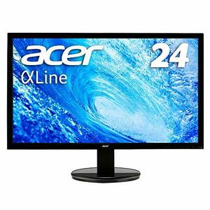 【中古】Acer モニター ディスプレイ AlphaLine 24インチ K242HLbid フルHD TN HDMI DVI D-Sub ブルーライト軽減 VESA対応