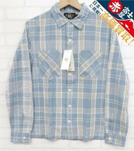 7T7339/未使用品 RRL マドラスキャンプシャツ ダブルアールエル