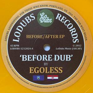 Egoless / Before / After EP ■2021年（限定200枚）リプレス盤!! ■ハーモニカ郷愁トリッピン・ヴィンテージ・キラーダブ ■DUB, Dubstep