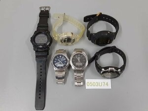 0503U74　時計　腕時計　ジャンク品　おまとめ　CASIO カシオ　wave ceptor　G-SHOCK　Shock Resistant　など