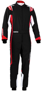 スパルコ新品■Kart Suit レーシングカート走行会　レーシングスーツ　CIK-FIA Level 2 N2013-1 公認　SPARCO SUIT■THUNDER（サンダー)黒