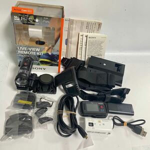 SONY ソニー Action Cam Mini HDR-AZ1 アクションカム RM-LVR2V カメラ 付属品多数 現状品 ジャンク m-032238-79