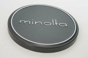 ミノルタ　メタル　フロント　レンズキャップ　内径約57ｍｍ　 被せ式 中古小難品