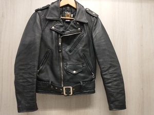 Schott ジャケット ブラック SCHOTT 7007／613US ONE STAR RIDERS サイズ32 ダブルライダース 店舗受取可