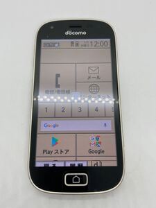 概ね美品 docomoドコモ F-03K 富士通らくらくスマートフォン 携帯電話 スマホ d20c110cy60