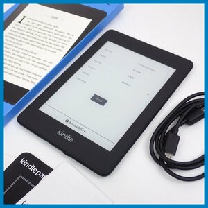 ★Amazon/アマゾン Kindle Paperwhite PQ94WIF/ブラック/Wi-Fi/8GB/防水仕様/付属品あり/電子ブックリーダー&1976500004