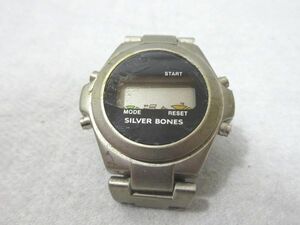 SILVER BONES　メンズ デジタル腕時計 ジャンク品【M0503】(P)