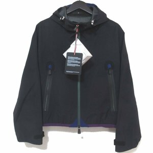 新品 未使用 22AW MONCLER モンクレール VIZILLE ゴアテックス ジップアップ フーディー ジャケット パーカー 1サイズ ブラック×パープル