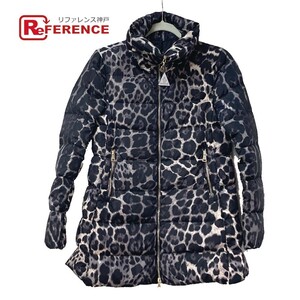 MONCLER モンクレール トルセッテ レオパード アパレル アウター ダウンコート グレー系 レディース【中古】未使用