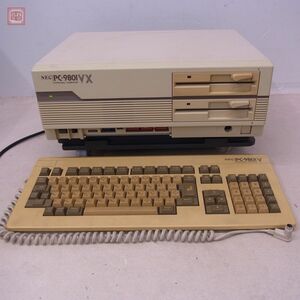 NEC PC-9801VX （PC-9801VX21） 本体 キーボード付 日本電気 通電のみ確認 パーツ取りにどうぞ【40