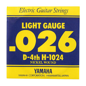 ヤマハ YAMAHA H1024 エレキギター用 バラ弦 4弦×2本