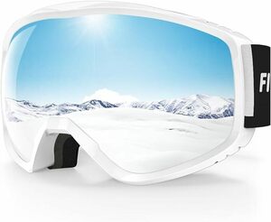 [Findway] スキーゴーグル スノーゴーグル スノーボードゴーグル 眼鏡対応 OTG 曇り止め 広視野球面レンズ スポーツゴーグル
