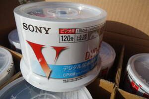 ◆未使用　900枚SONY ビデオ用DVD-R 追記型 CPRM対応 16倍速 120分 50枚スピンドル プリンタブル 50DMR12LCPH