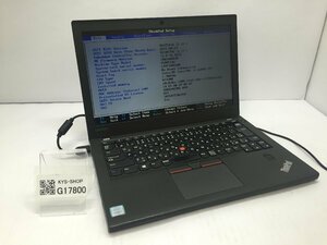 ジャンク/ LENOVO 20K5A0GVJP ThinkPad X270 W10DG Intel Core i5-6200U メモリ8.19GB HDD500.1GB 【G17800】
