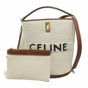 セリーヌ 2wayショルダーバッグ ブランドオフ CELINE コットン 2wayショルダーバッグ コットン/ナイロン レディース