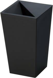 新輝合成(Shinki Gosei) トンボ ユニード カクス ゴミ箱 ゴミを見せない 5.5リットル ブラック 幅17×奥行17