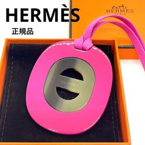 一点物 正規品 HERMES エルメス ネックレス バッファローホーン フィデリオ リバース PM ローズアザレ ピンク 箱付き 春映え 旅行 母の日