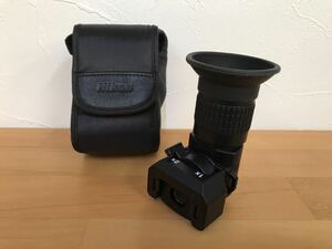 Nikon ニコン DR-6 角窓用変倍 アングルファインダー ケース付 現状品