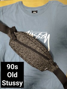 【№542】ステューシー Old stussy Authenticボディバッグ