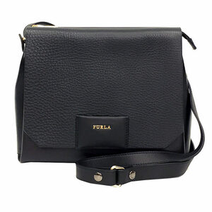 FURLA フルラ メリディアン 2WAY ショルダーバッグ レザー ブラック 黒 aq8313