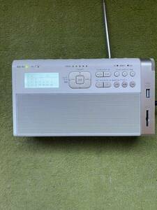 東芝 AM/FMラジオ TY-RHR1 2019年製 SD/USB録音ラジオ ワイドFM TOSHIBA