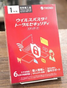 新品 TREND トレンドマイクロ ウィルスバスター トータルセキュリティ スタンダード 同時購入版 1年版 スマホ対応 6台 365日国内サポート