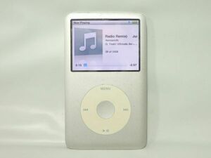 動作品 Apple iPod classic 160GB (シルバー) [MC293J/A] A1238 iPodクラシック 大容量160GB 動作品 充電ケーブル付き