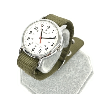 ◆TIMEX タイメックス ウィークエンダー セントラルパーク 腕時計 クォーツ◆T2N651 カーキ メンズ ウォッチ watch
