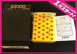 【5NY知04007A】★1円スタート★ZIPPO★ジッポ★hide Zippo★LEMONed★ハート★イエローハート★Zippo No.2★箱付き★未開封★火花未確認★