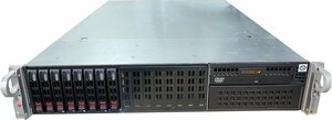 ●高速SSD起動! SuperMicro 2Uサーバ CSE-213+X11DPi-N (Xeon GOLD 5122 3.6GHz/32GB/2.5inch SSD400GB*2+HDD1TB*6/9267-8i RAID/CentOS8)