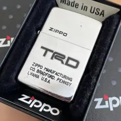 【未使用傷あり】zippo 1989年 vintage ハイポリ TRDシール貼