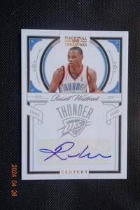 Russell Westbrook 2010 Playoff National Treasures Century Signatures #19/25