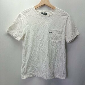 ◇ A.P.C. アーペーセー コットン100％ 半袖 Tシャツ サイズXS ホワイト レディース E