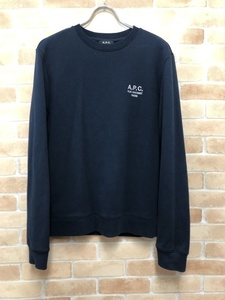 A.P.C. アーペーセー Rider スウェットシャツ 24222-1-90042 ネイビー S 111384136＃2