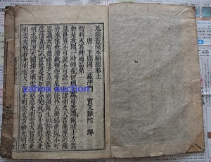 稀少 支那撰述 地蔵菩薩本願経上下２冊揃 　検索 明版 大蔵経 仏教 和本 唐本