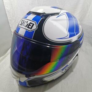 SHOEI ショウエイ GT-Air REGALIA フルフェイス ヘルメット ホワイト ブルー ブラック Lサイズ 59cm 2024/2/22製造