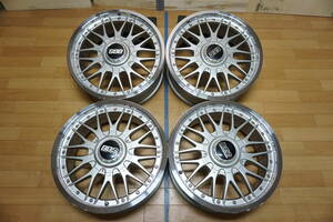 F660【希少】BBS RS4 ☆ PCD139.7 7J+25 RS817 6穴 当時物