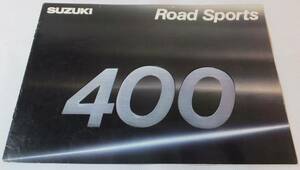 SUZUKI Road Sports 400 (GSX/GN)　カタログ ★Wm3019