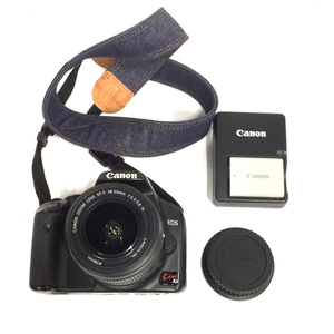 CANON EOS- Kiss X2 EF-S 18-55mm 1:3.5-5.6 デジタル一眼レフ デジタルカメラ QG054-75