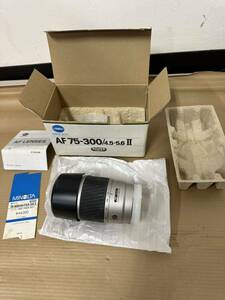 望遠レンズAF75-300/4.5-5.6新品未使用品