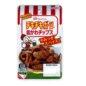 チキチキボーン 鶏かわチップス やみつきスパイス 家呑みにぴったり 常温おつまみ 日本ハム 27g ｘ１個/送料無料